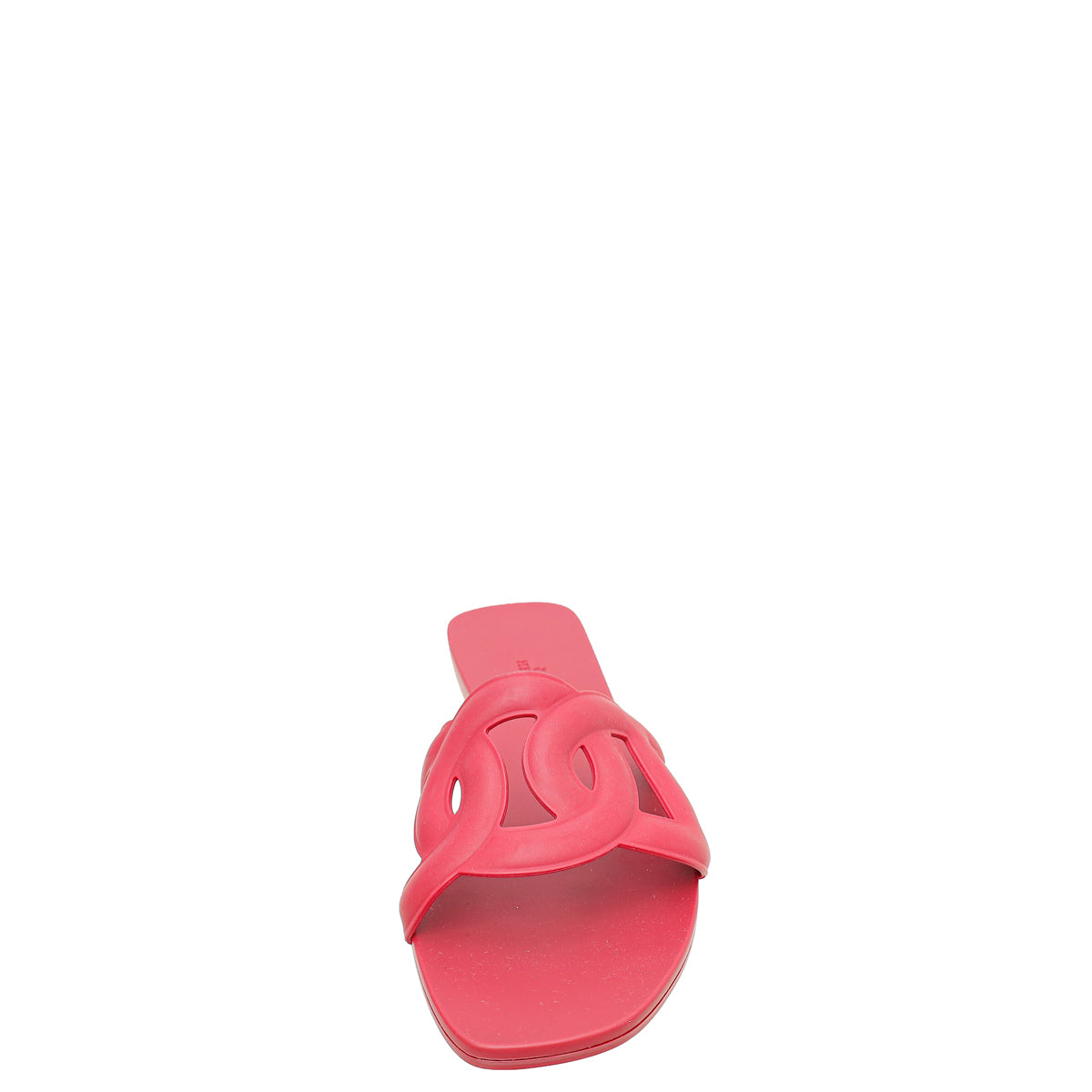 Hermes Rose Baie Rubber Aloha Sandals 39-Hermes-THE CLOSET