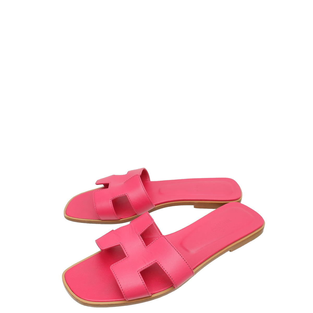 Hermes Rose Sorbet Oran Sandal 40-Hermes-THE CLOSET