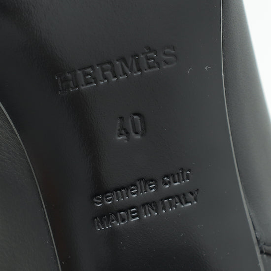 Hermes Noir Saint Germain Ankle Boot 40