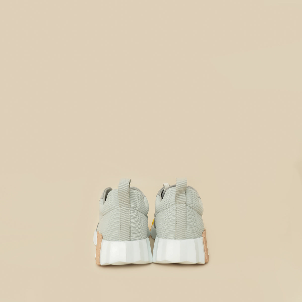 Hermes Gris Suede Mesh Bouncing Sneaker 40-Hermes-THE CLOSET