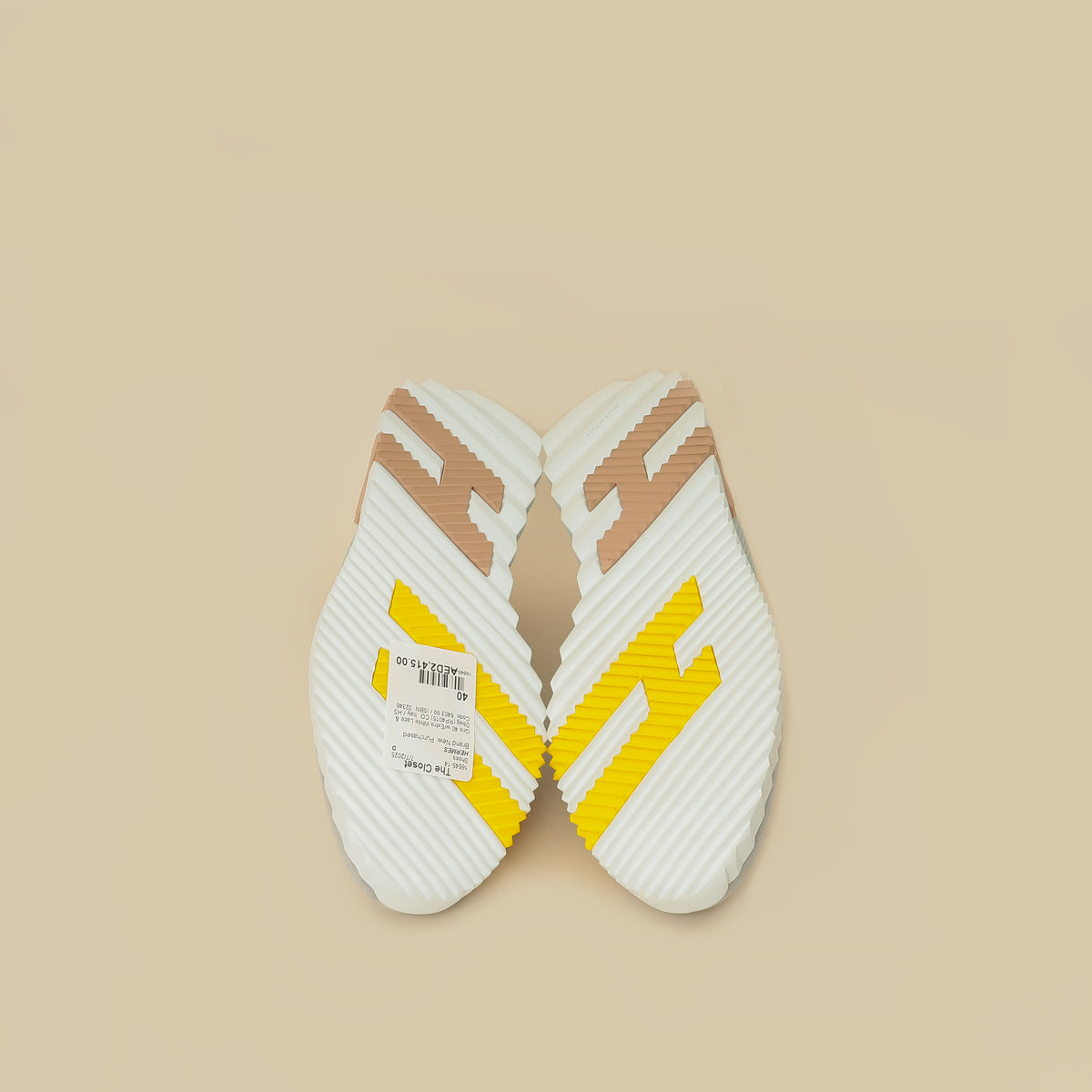 Hermes Gris Suede Mesh Bouncing Sneaker 40-Hermes-THE CLOSET