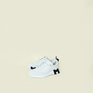 Hermes Blanc Bouncing Sneaker 40