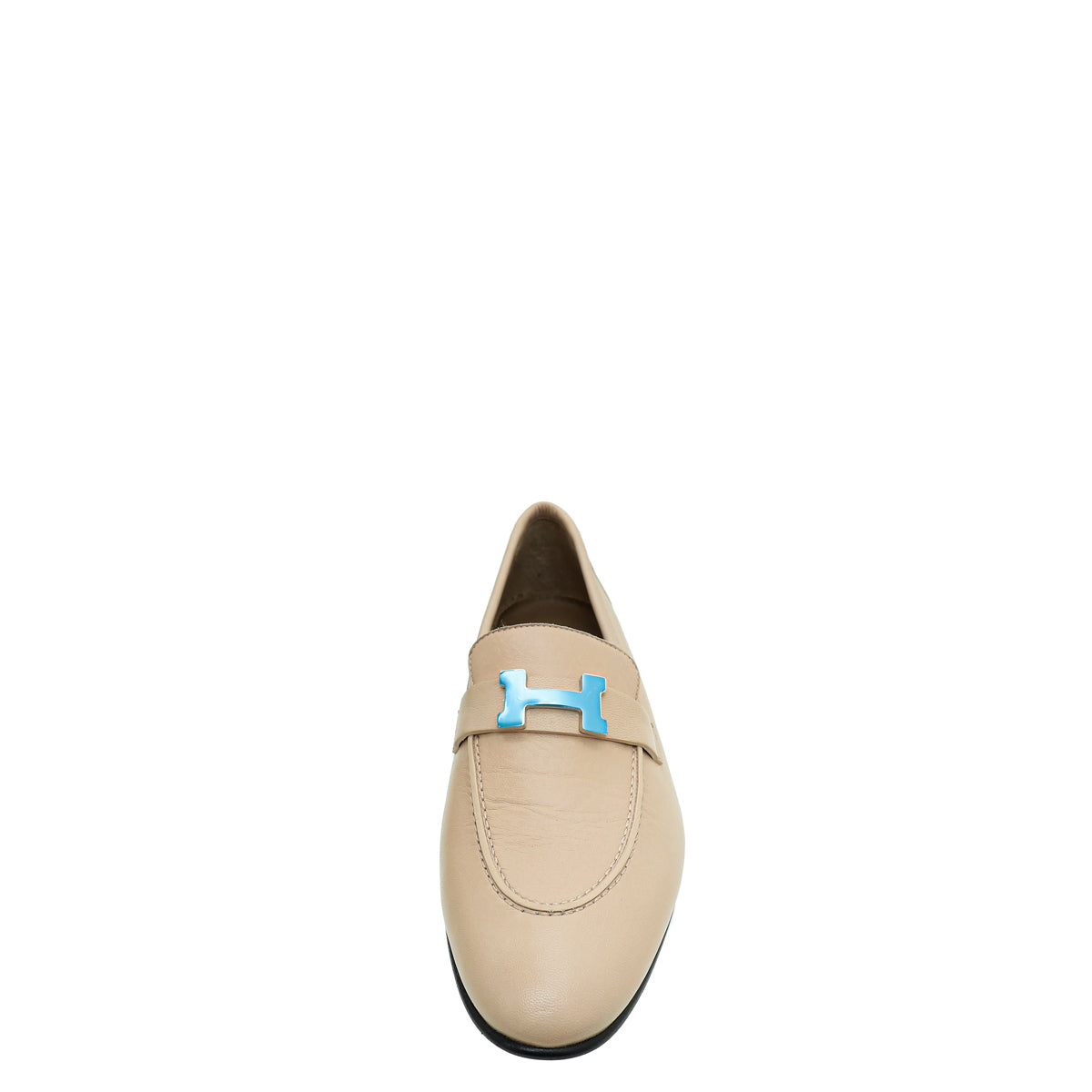 Hermes Beige Nude Paris Loafer 40-Hermes-THE CLOSET