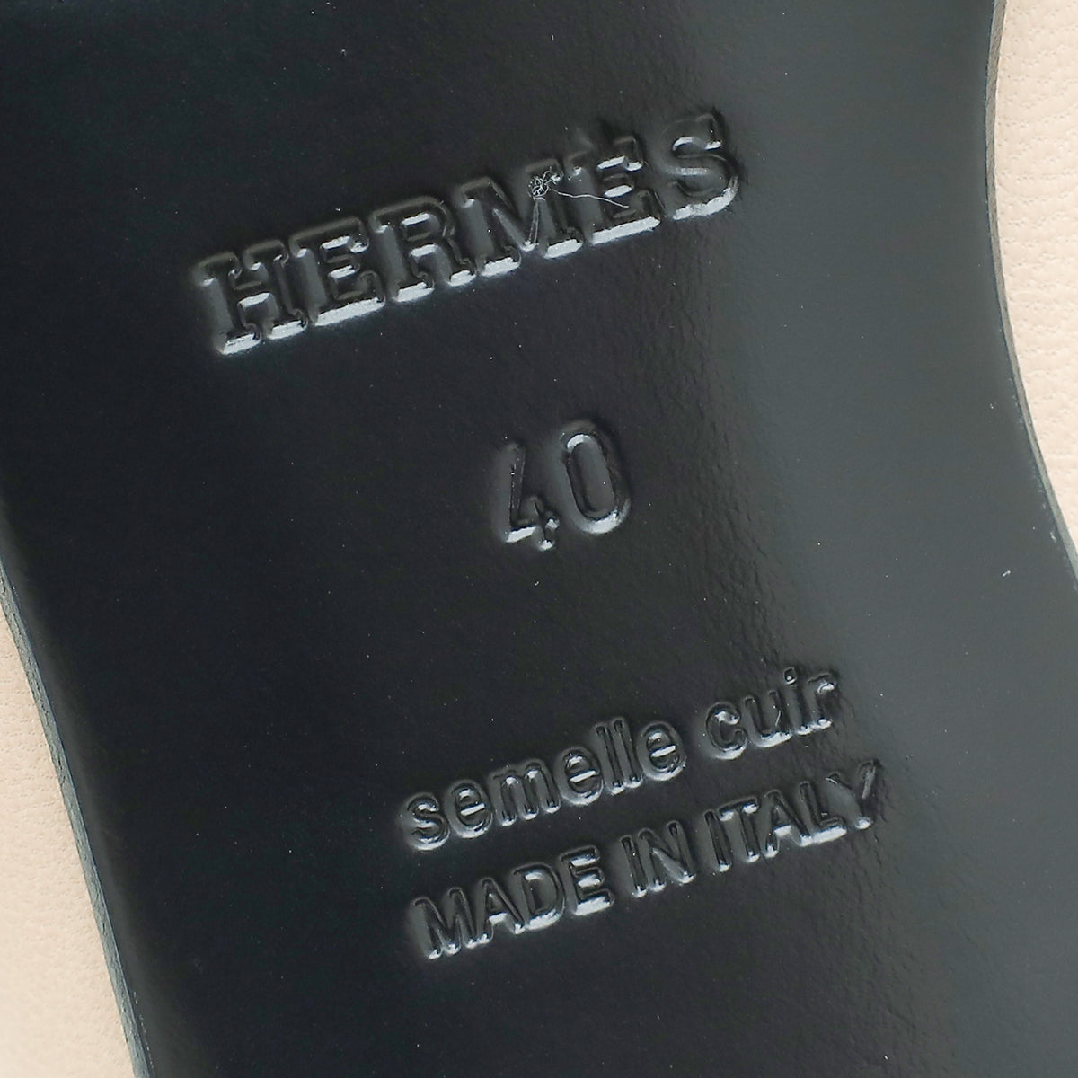 Hermes Beige Nude Paris Loafer 40