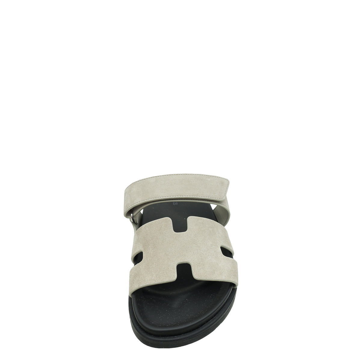 Hermes Grey Suede Chypre Sandals 41.5-Hermes-THE CLOSET