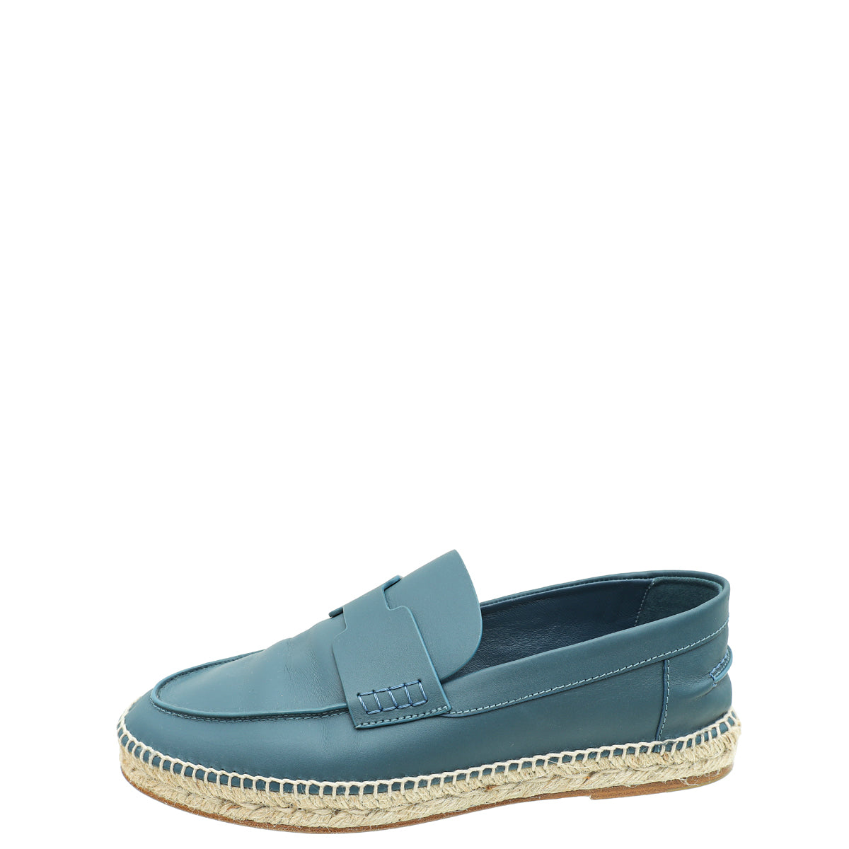 Hermes Bleu Turquin Trip Espadrille 41