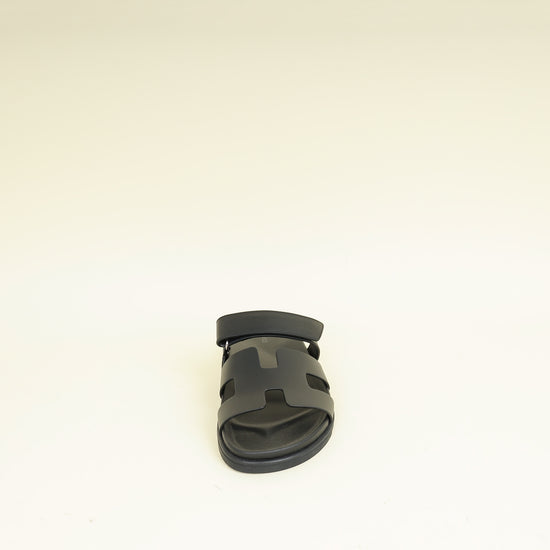 Hermes Noir Chypre Sandal 41