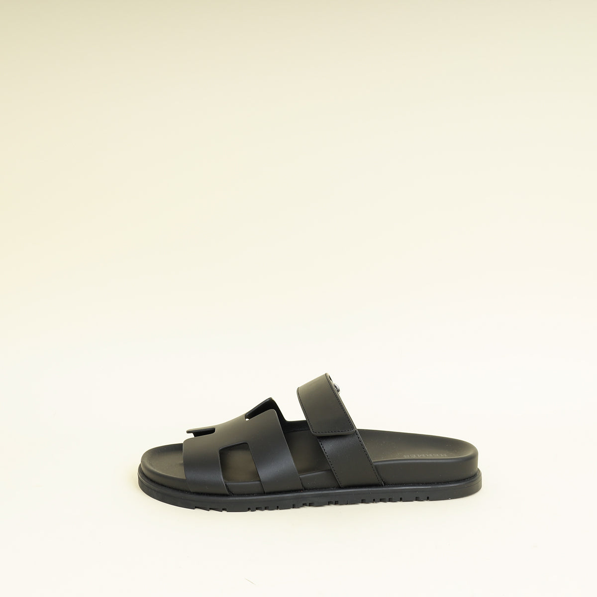 Hermes Noir Chypre Sandal 41