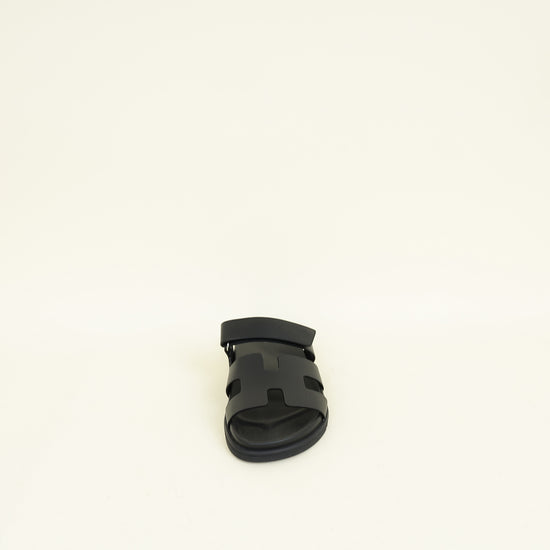 Hermes Noir Chypre Sandal 41