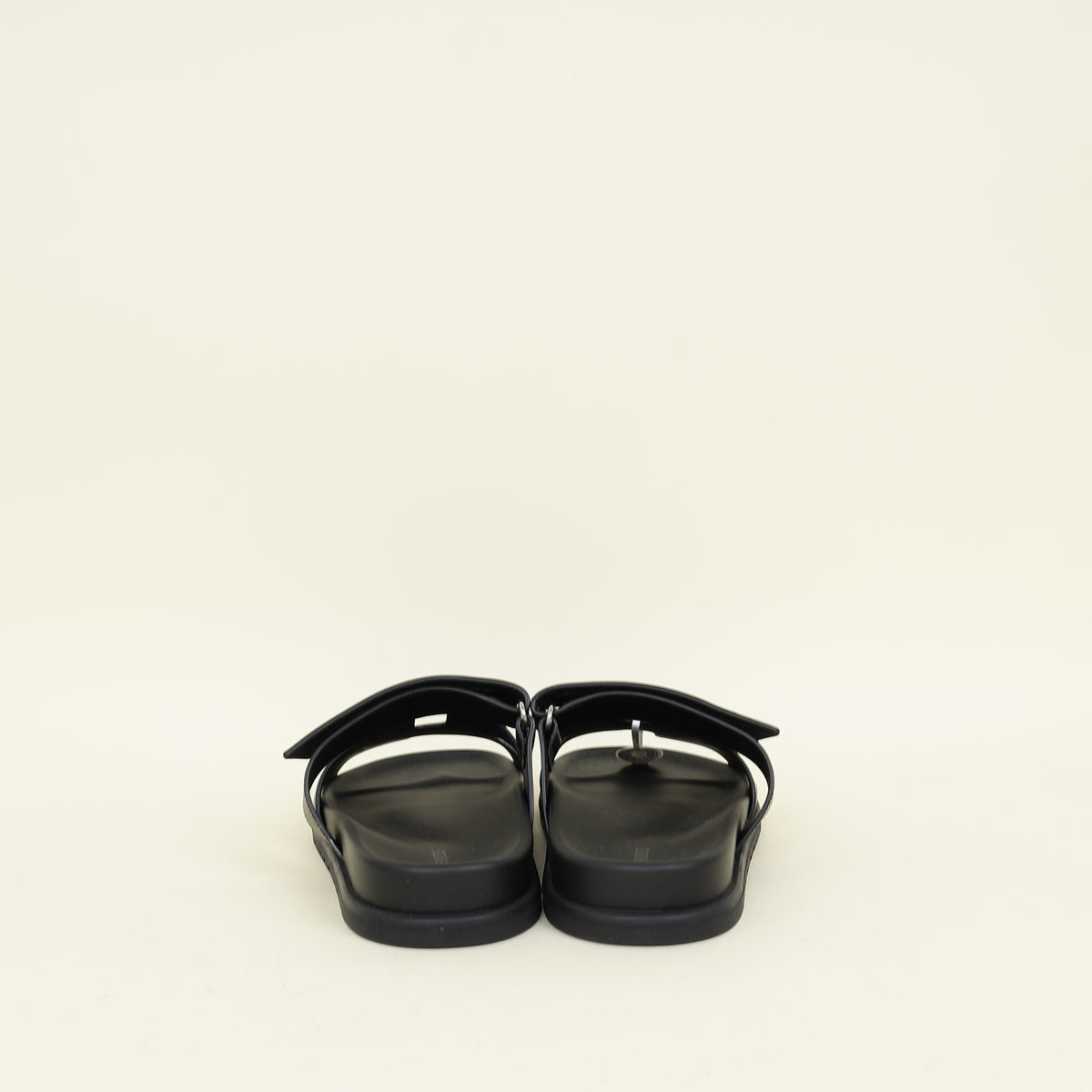 Hermes Noir Chypre Sandal 41