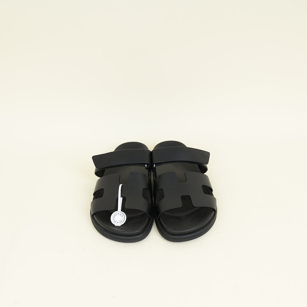 Hermes Noir Chypre Sandal 41