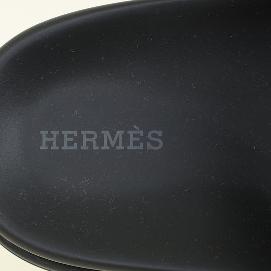 Hermes Noir Chypre Sandal 41