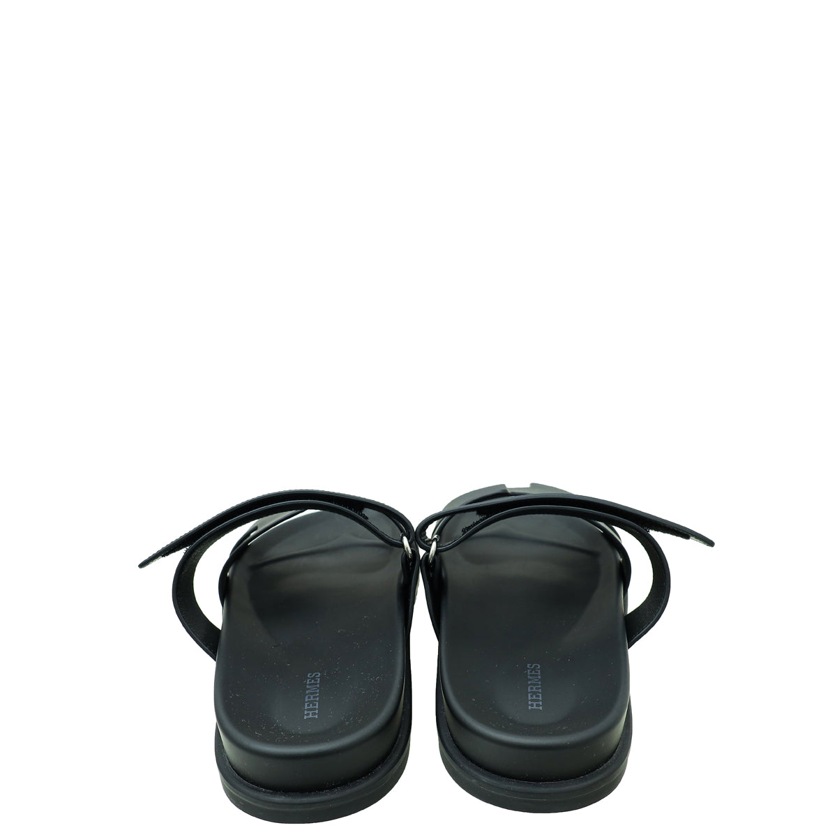 Hermes Noir Chypre Sandal 42.5