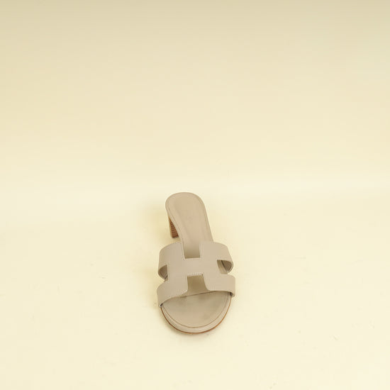Hermes Beige Mastic Oasis Sandal 42
