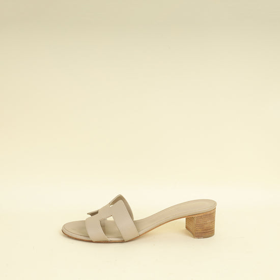 Hermes Beige Mastic Oasis Sandal 42