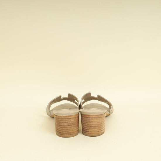 Hermes Beige Mastic Oasis Sandal 42