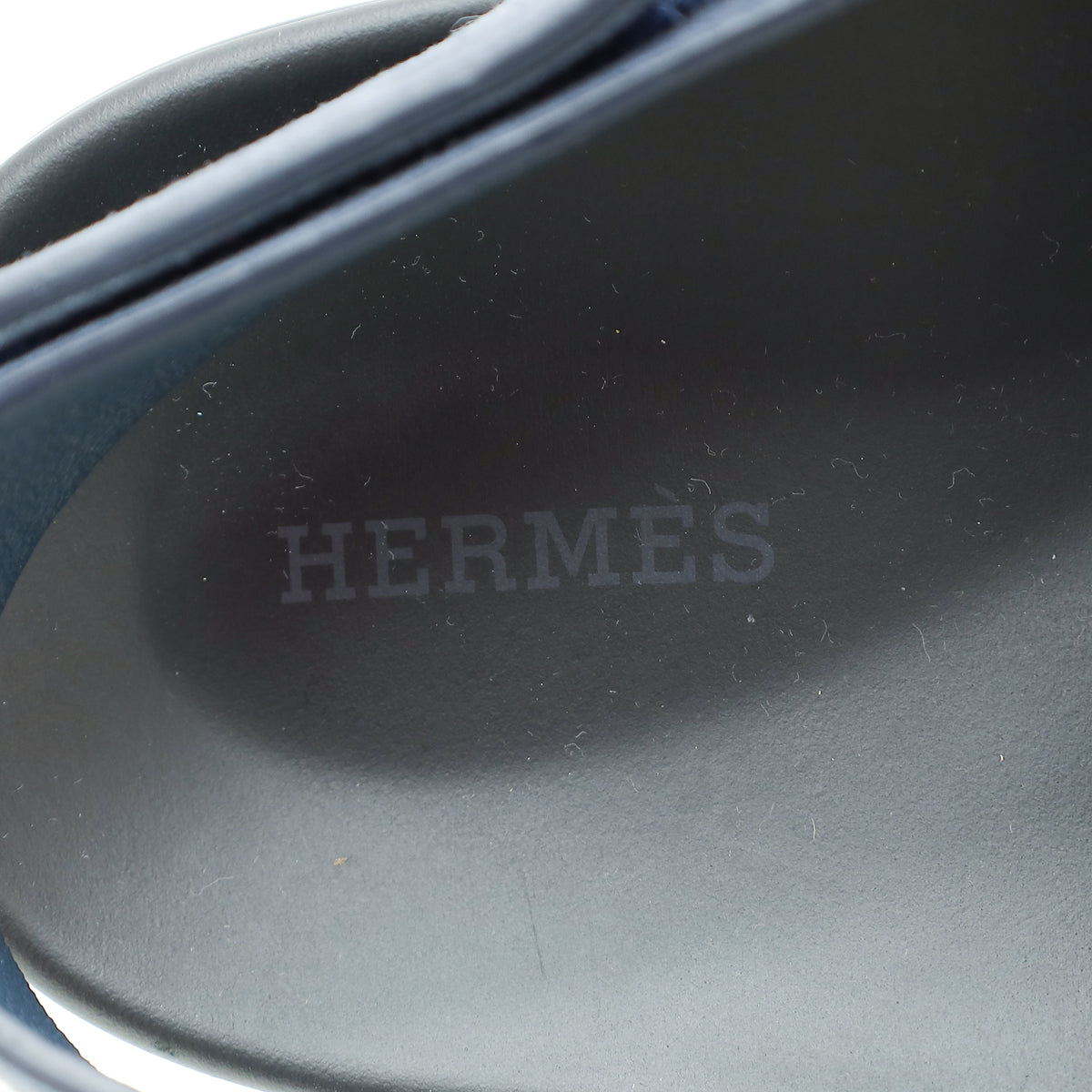 Hermes Bleu Céleste Suede Goatskin Genius Sandal 42