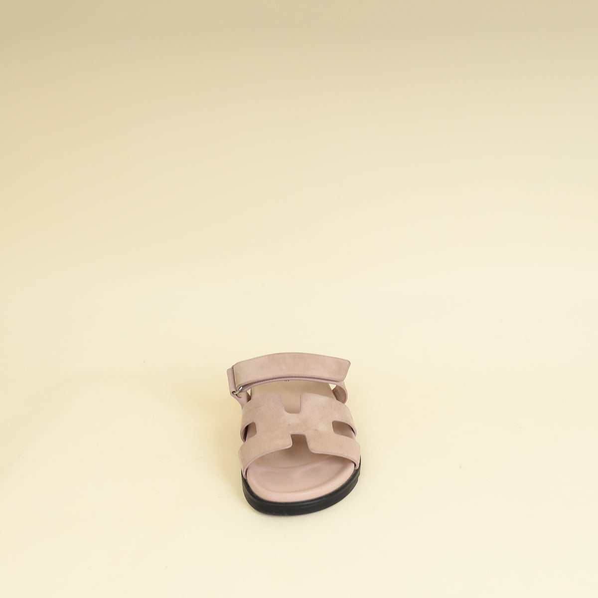 Hermes Rose Porcelaine Chypre Suede Goatskin Sandal 42-Hermes-THE CLOSET