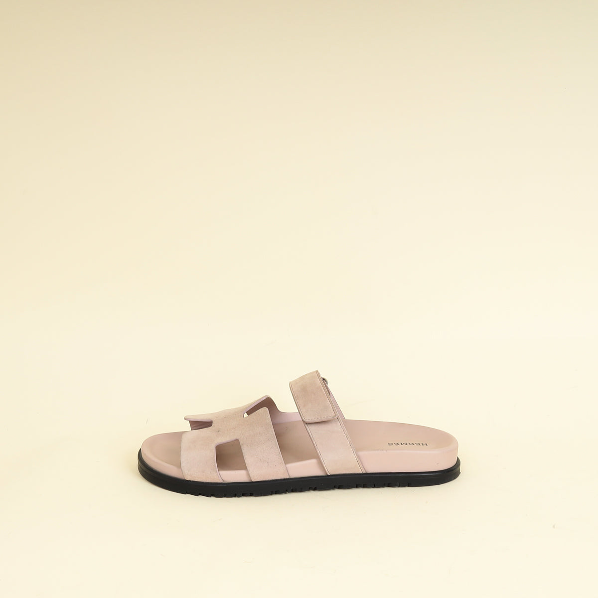 Hermes Rose Porcelaine Chypre Suede Goatskin Sandal 42-Hermes-THE CLOSET