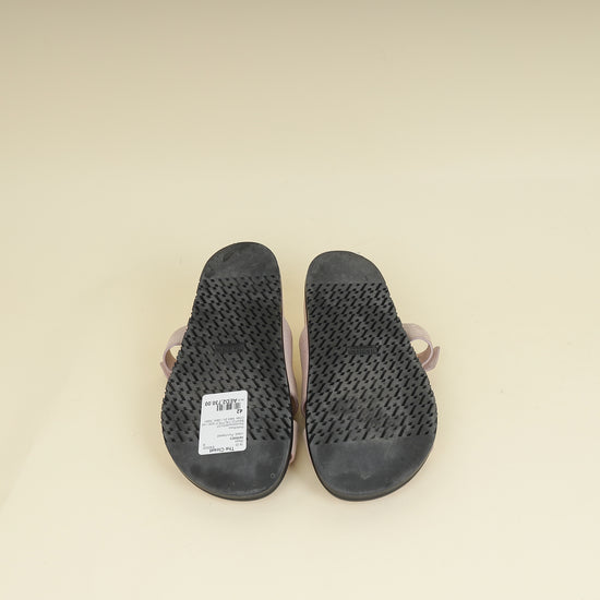 Hermes Rose Porcelaine Chypre Suede Goatskin Sandal 42-Hermes-THE CLOSET