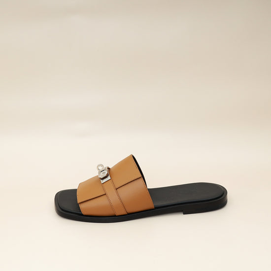 Hermes Naturel Gabriel Sandal 43-Hermes-THE CLOSET