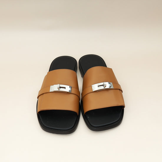 Hermes Naturel Gabriel Sandal 43-Hermes-THE CLOSET