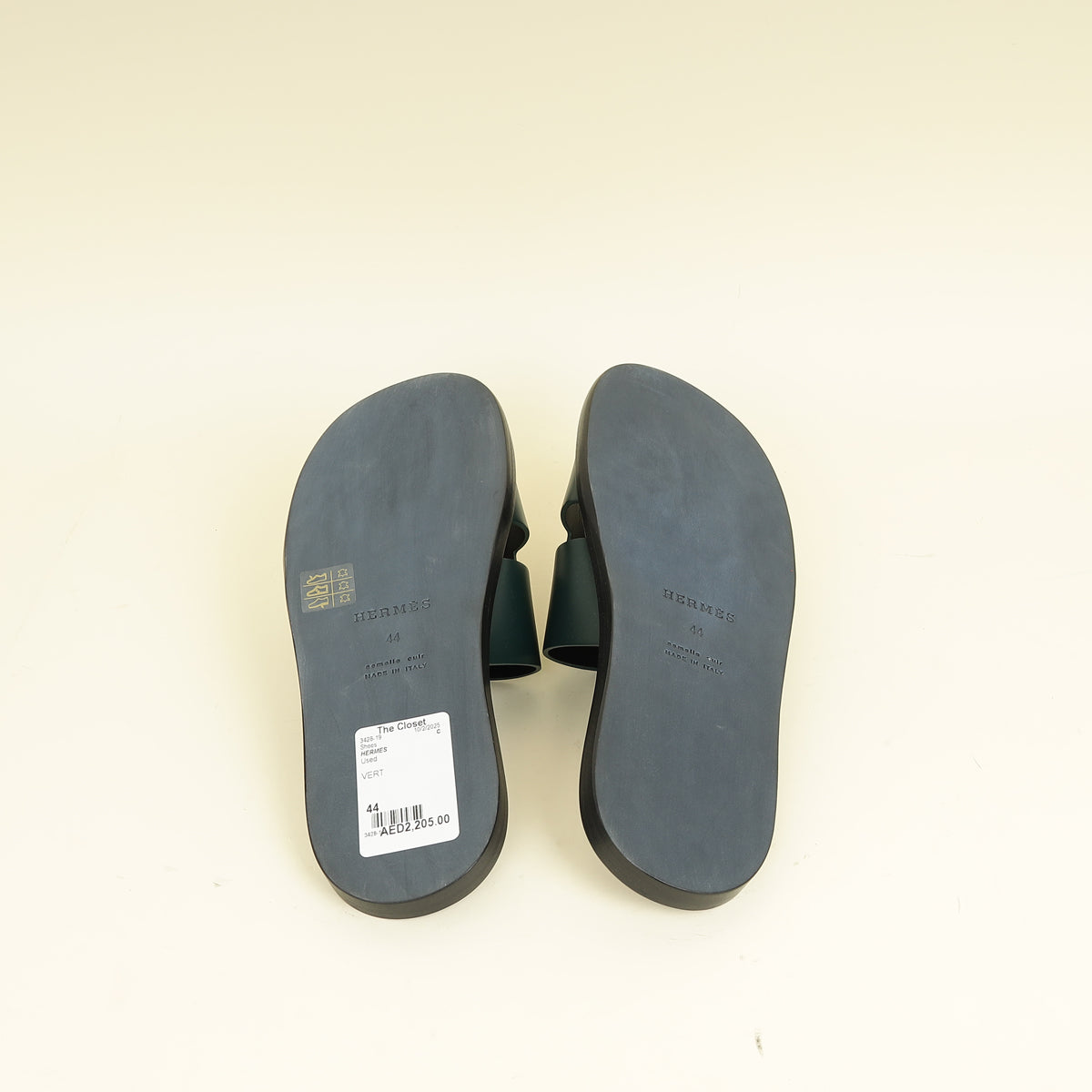 Hermes Bicolor Izmir Sandal 44