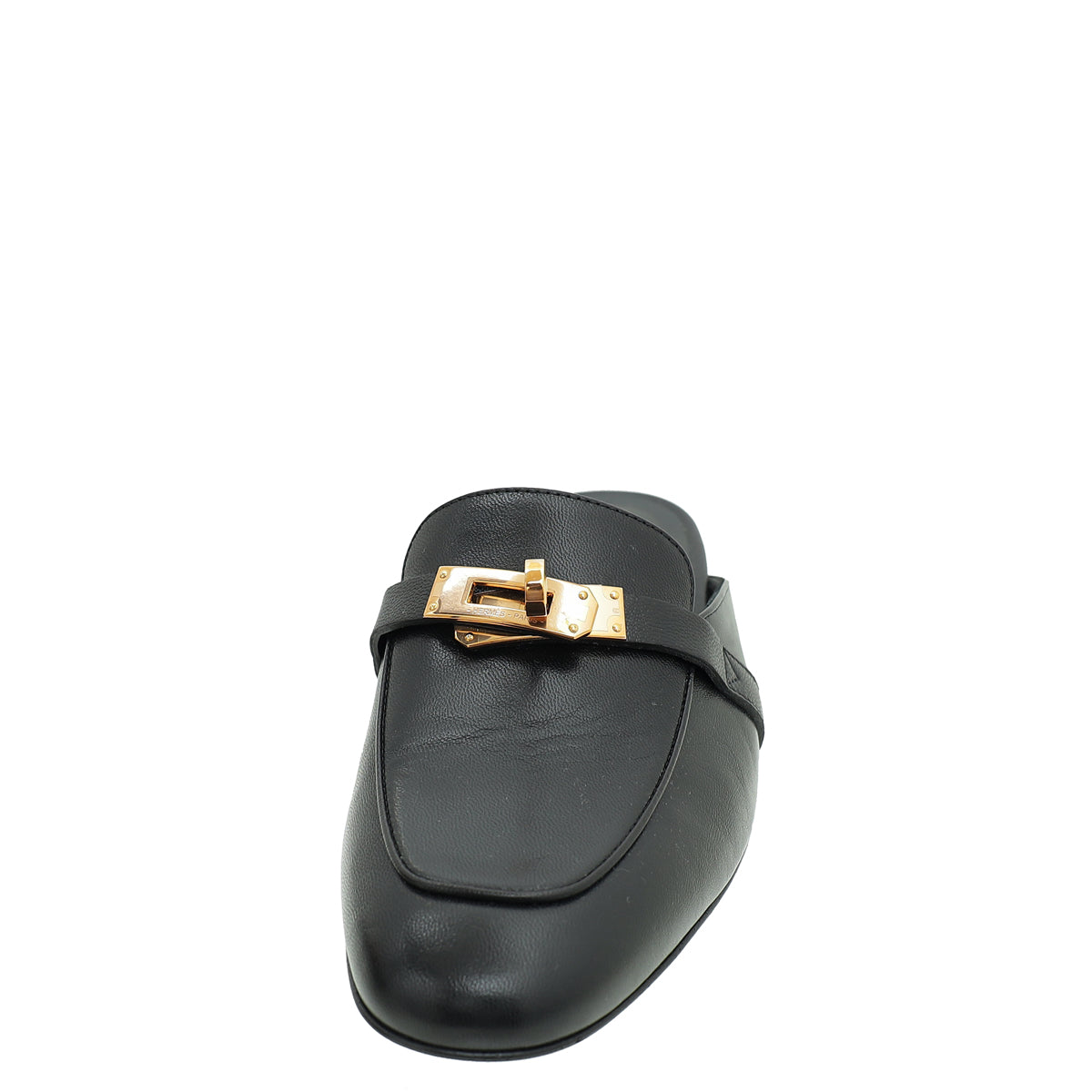 Hermes Noir OZ Mules 36-Hermes-THE CLOSET