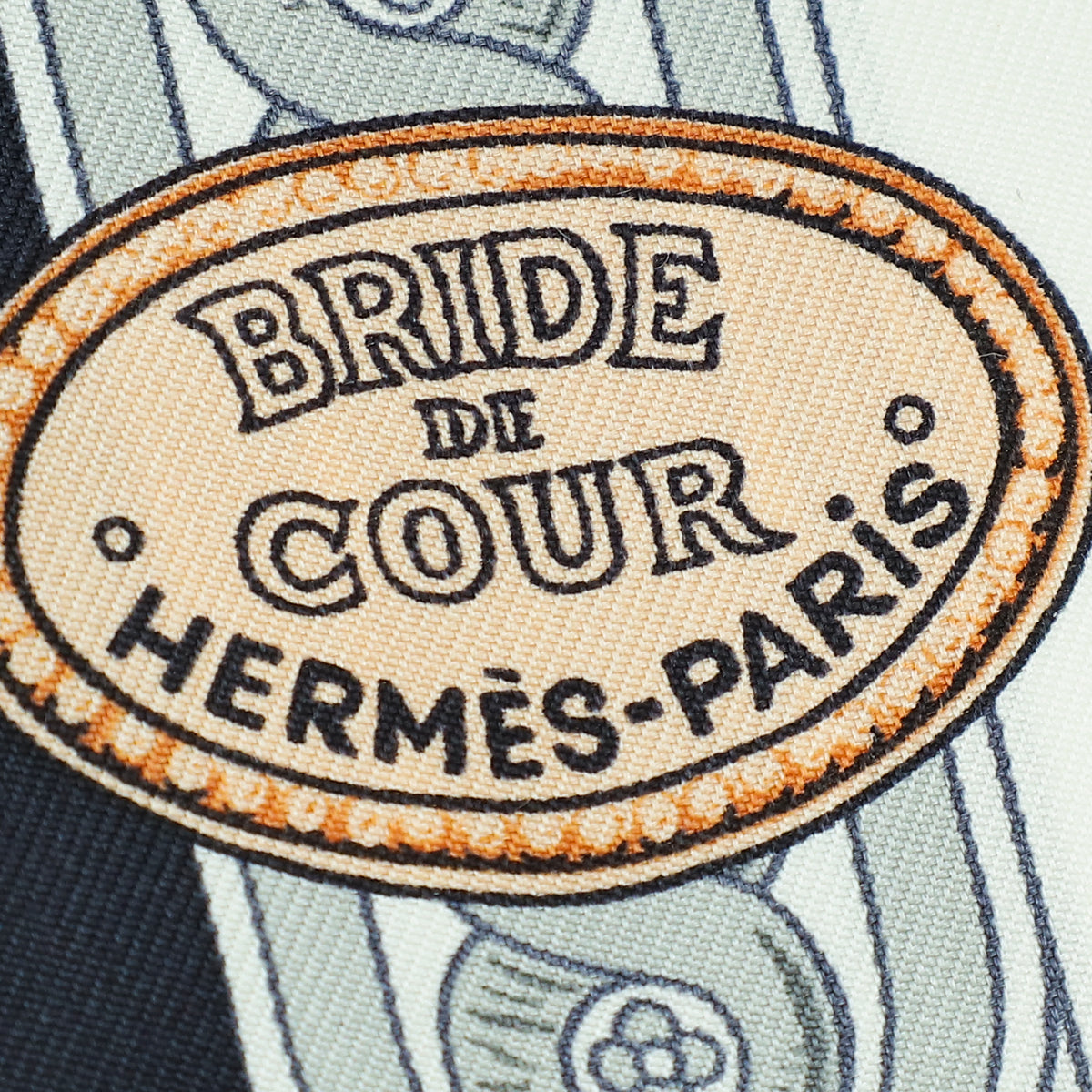 Hermes Tricolor Bride De Cour Silk Twilly