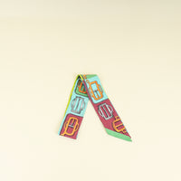 Hermes Multicolor Bouclerie d'Attelage Silk Twilly