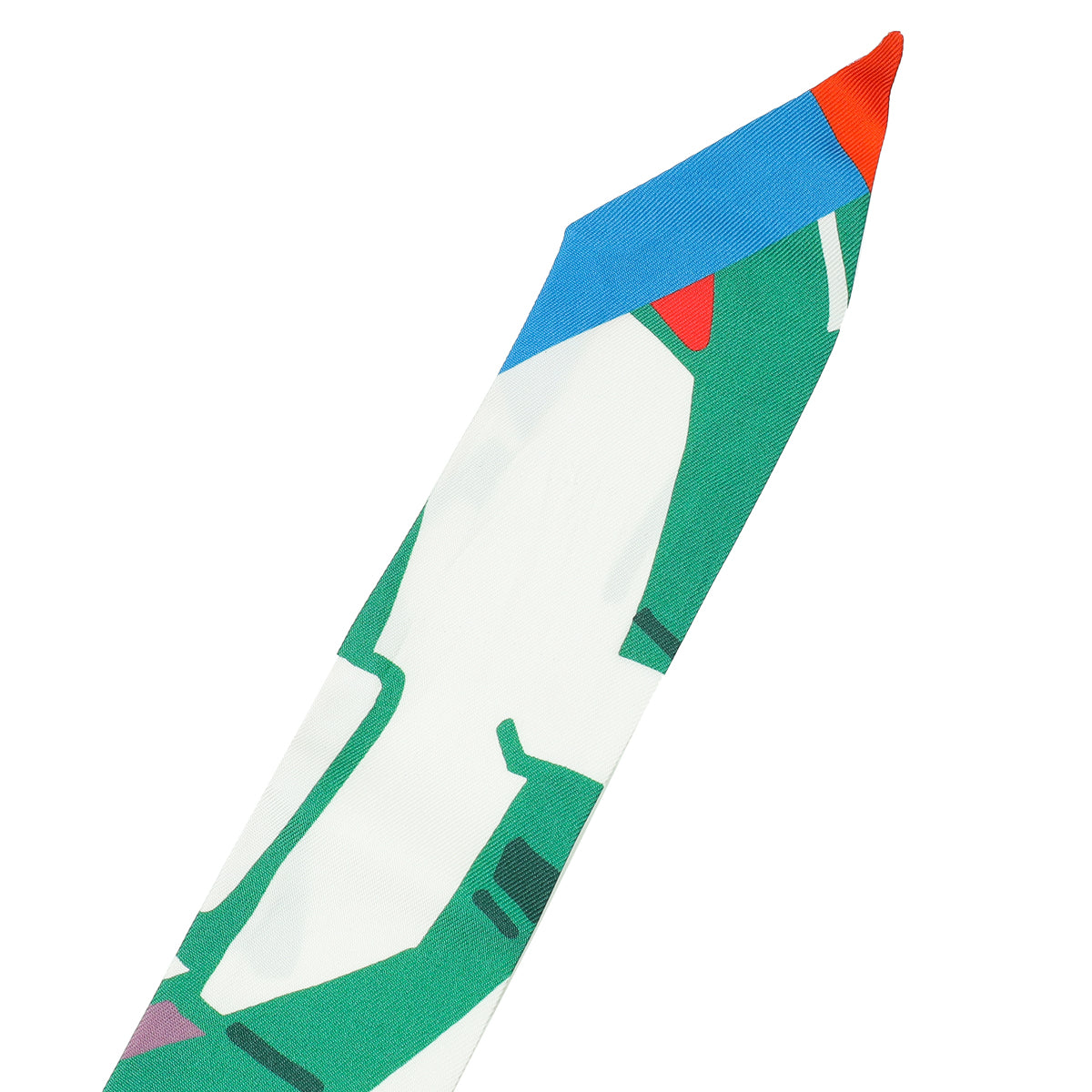 Hermes Tricolor Silk Graff Graffiti Twilly-Hermes-THE CLOSET