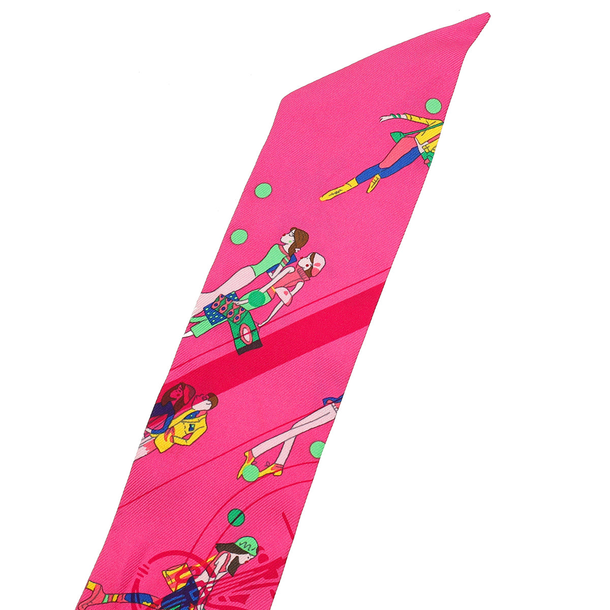 Hermes Multicolor Ex-Libris Les Parisie Silk Twilly-Hermes-THE CLOSET