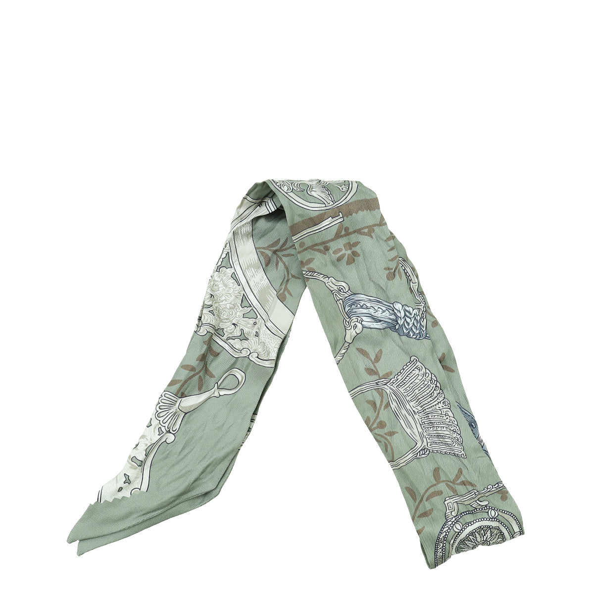 Hermes Multicolor Etriers Remix Silk Twilly-Hermes-THE CLOSET