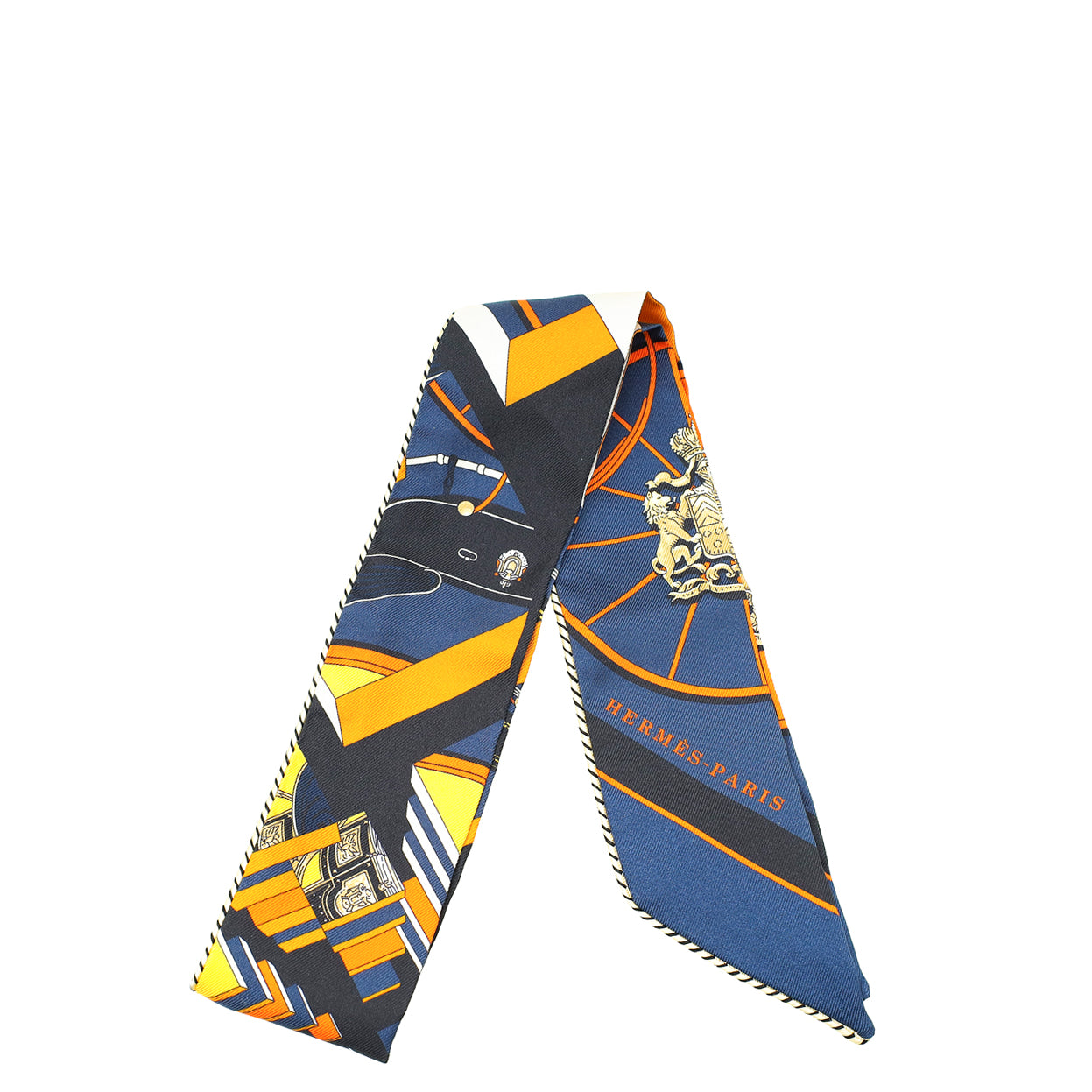 Hermes Multicolor Spring Springs Baguette Silk Twilly-Hermes-THE CLOSET