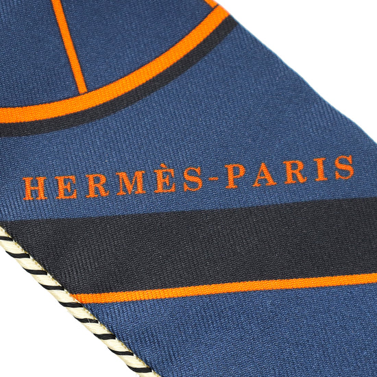 Hermes Multicolor Spring Springs Baguette Silk Twilly