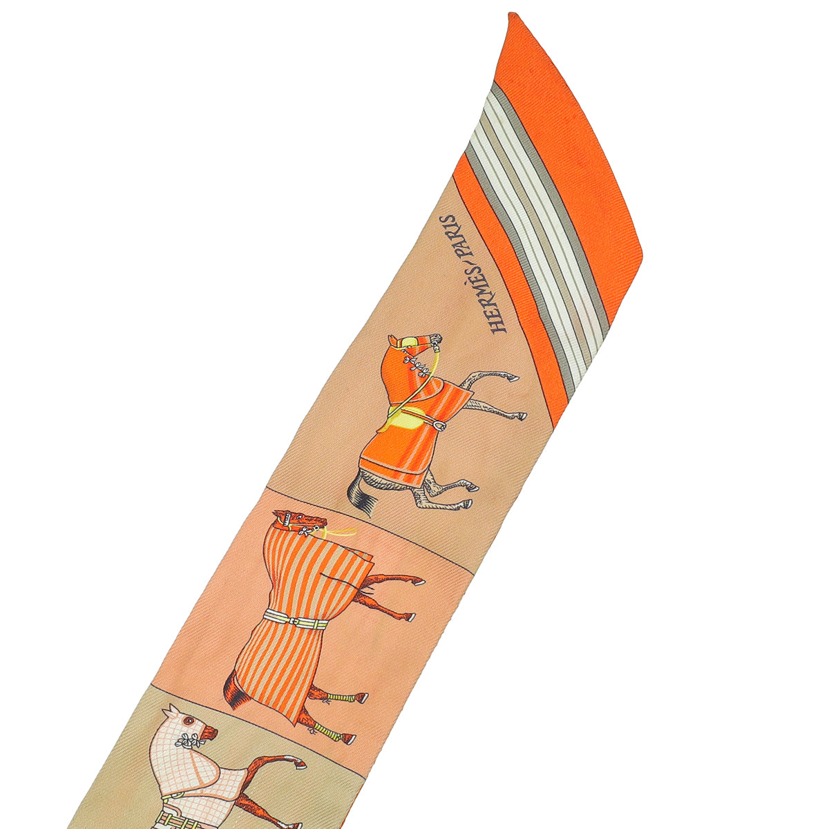 Hermes Bicolor Couvertures Nouvelles Silk Twilly-Hermes-THE CLOSET