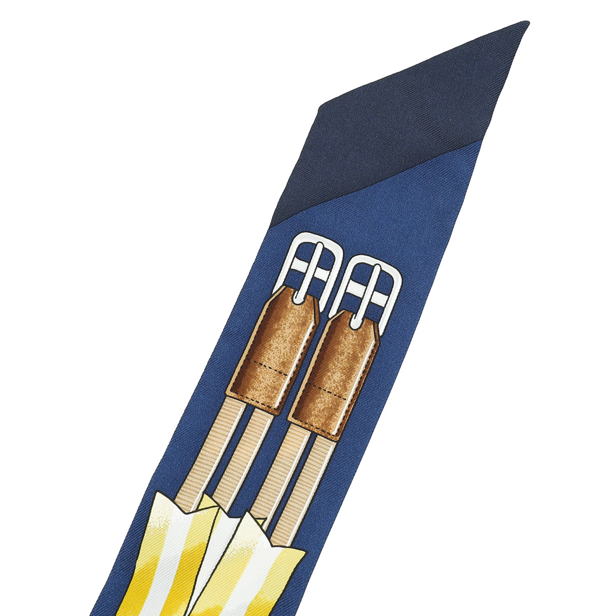 Hermes Bicolor Silk Jumping Twilly-Hermes-THE CLOSET