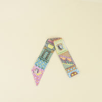 Hermes Multicolor Super Silk Quest Twilly