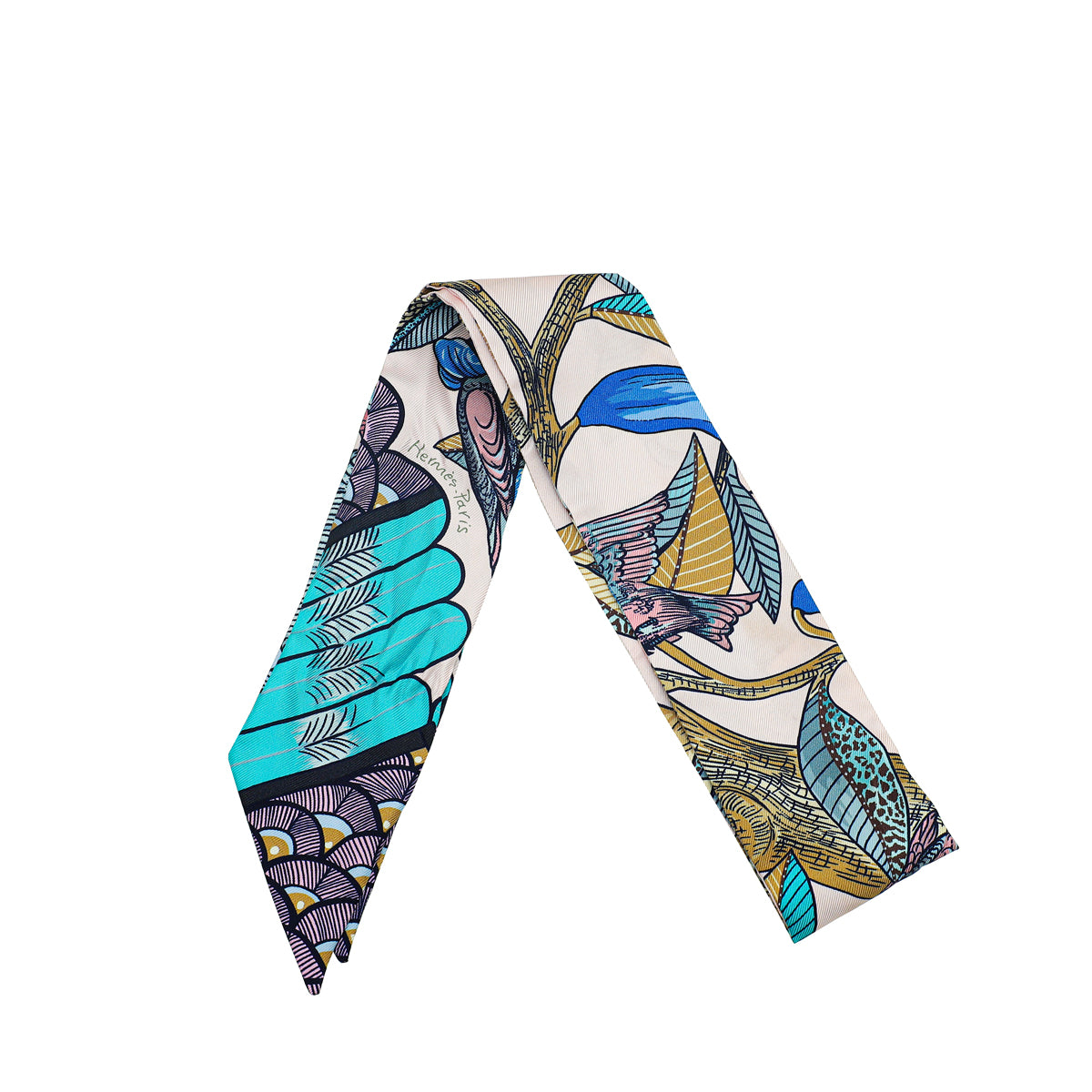 Hermes Multicolor Silk Twilly-Hermes-THE CLOSET