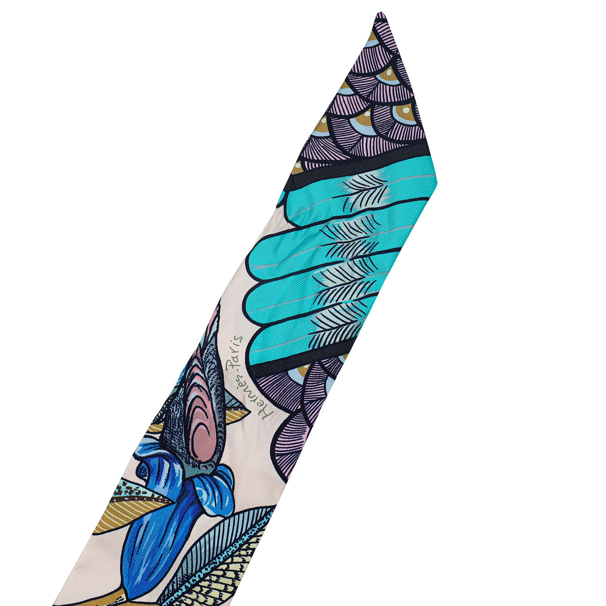 Hermes Multicolor Silk Twilly-Hermes-THE CLOSET