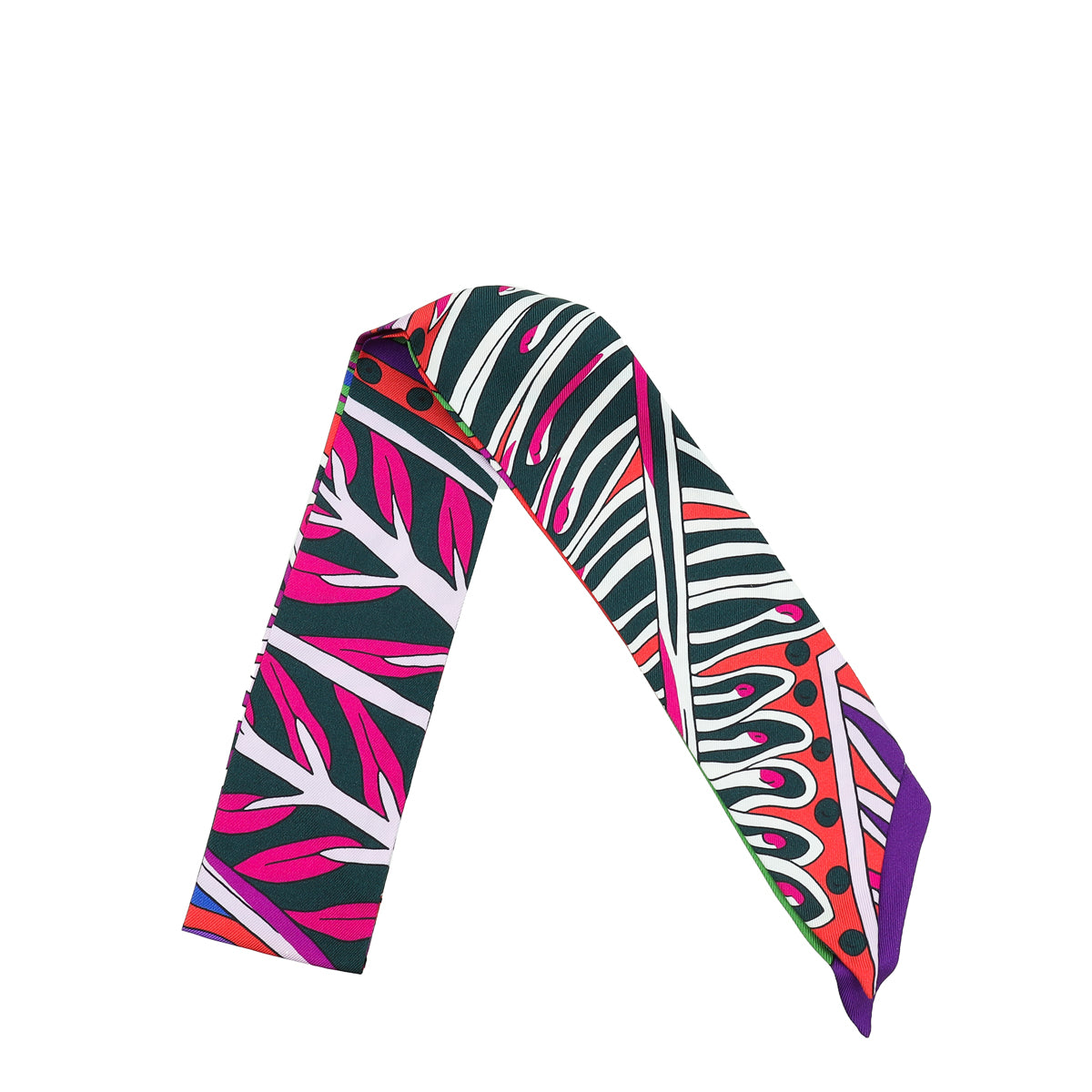 Hermes Bicolor Silk Le Jardin de la Maharani Twilly-Hermes-THE CLOSET