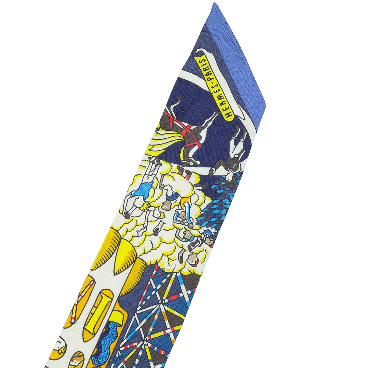 Hermes Bicolor Silk Exposition Universelle Twilly-Hermes-THE CLOSET