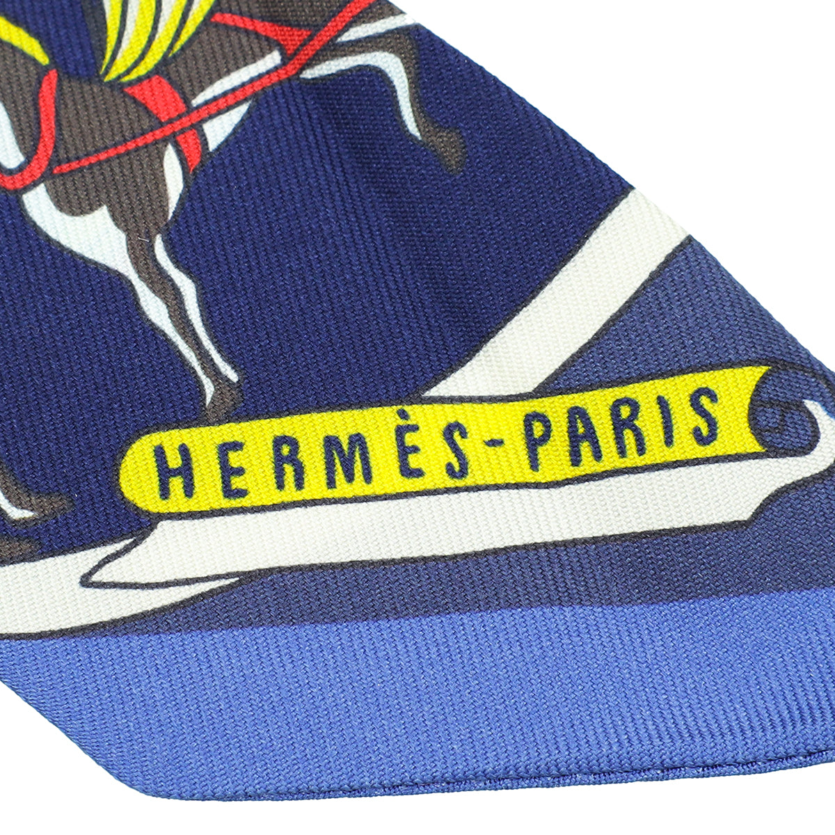 Hermes Bicolor Silk Exposition Universelle Twilly