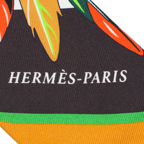 Hermes Vert Vif Corail Silk La Danse Pacifique Twilly