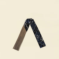 Hermes Tricolor Bandana Leather Fringes Twilly-Hermes-THE CLOSET