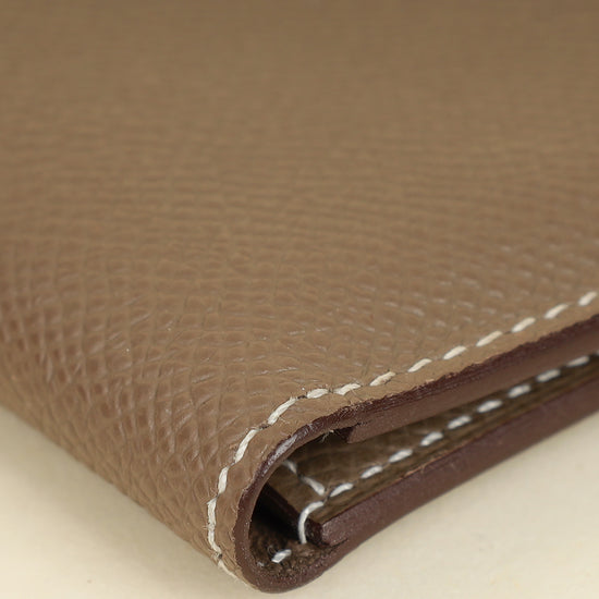 Hermes Etoupe MC² Euclide Card Holder-Hermes-THE CLOSET