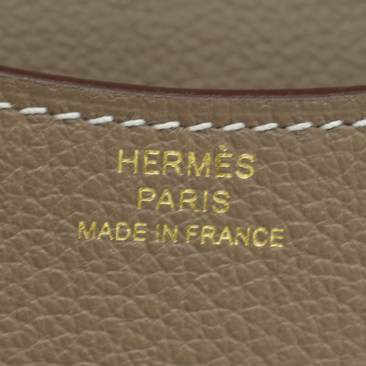 Hermes Etoupe Constance Slim Wallet