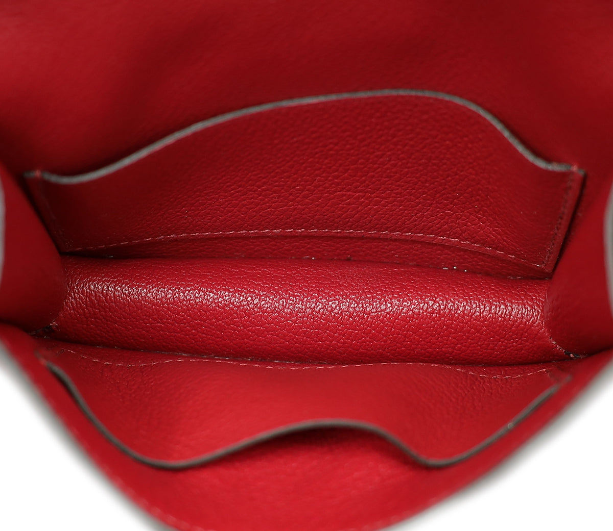 Hermes Rouge H Constance Evercolor Slim Wallet – THE CLOSET