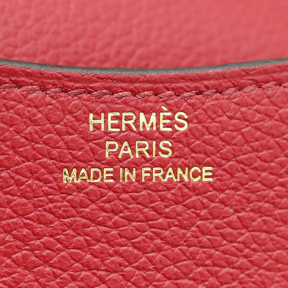 Hermes Rouge H Constance Evercolor Slim Wallet – THE CLOSET