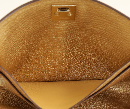 Hermes Dore Medor Card Holder
